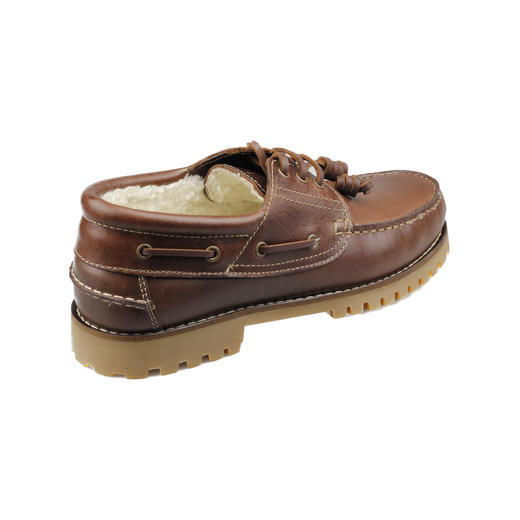 限时特价——葡萄牙原产男士温暖舒适棉内衬休闲皮鞋一脚蹬KILIMANJARO乞力马扎罗-棕色 商品图3