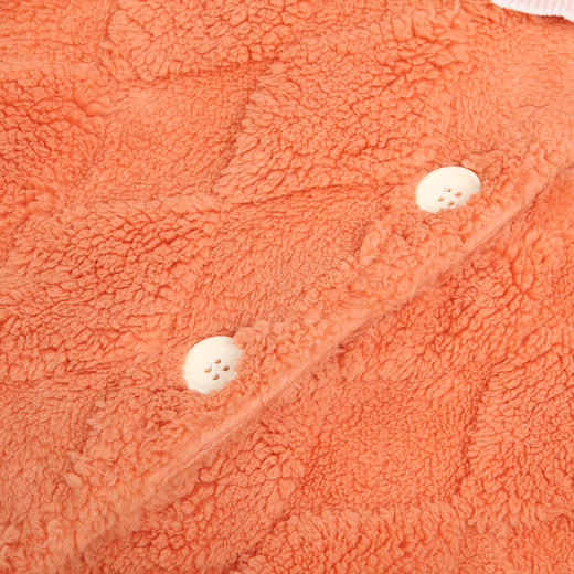 都市丽人生活家居女士睡衣长毛绒提花法兰绒厚款长袖长裤类家居服套装LH31K3 商品图5