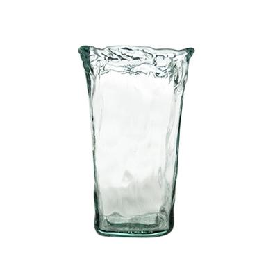 西班牙进口VSM潘多拉玻璃花瓶 褶皱纹 浅蓝 h22cm 商品图0