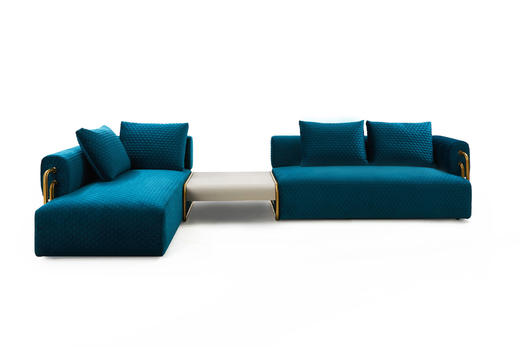 良朋 组合沙发 | 更多座位组合，皮布面料可选，详询客服 商品图0