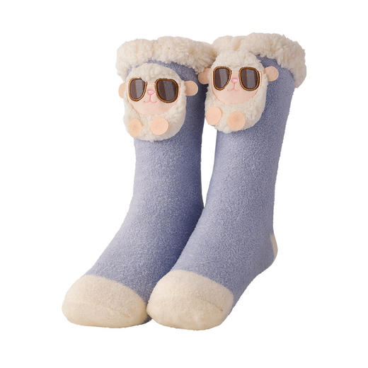 秋冬居家款【暖心系列发热袜】暖脚宝充电暖脚神器   加厚毛绒暖腿宝  带小程序 商品图4