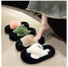 【应季好物】秋冬款帮面獭仿兔毛毛毛拖鞋 商品缩略图2