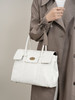 通勤托特包复古包，新款大容量黑色软皮托特大包QSL-2376 商品缩略图3