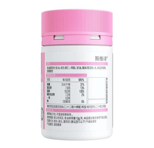 KJ Swisse 斯维诗孕妇DHA鱼油凝胶糖果 30粒 商品图1