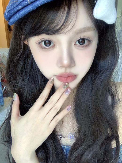 kaylens 自然光啵/黑眼光啵/番茄炒蛋 14.2mm  半年抛 黑/棕 商品图3