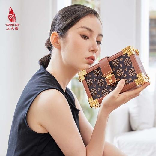 SAINTJOY/上久楷 宋锦斜背包 上久福钱 BWS23B0601 商品图3