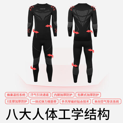 【小热蜂软甲】小李子:蜂锐职业级一体织功能裤保暖加厚训练长裤紧身裤 商品图3