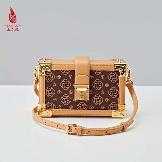 SAINTJOY/上久楷 宋锦斜背包 上久福钱 BWS23B0601 商品图12