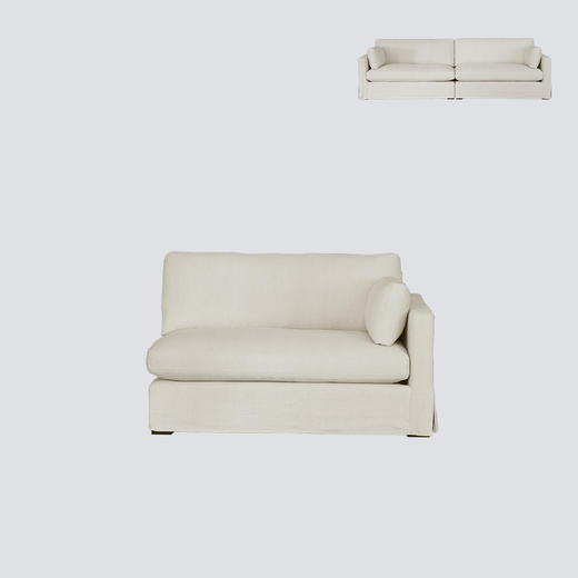 NS家居 ns furniture软包布艺组合沙发 NSSF-5448-组合 NS A032-17-1 商品图2