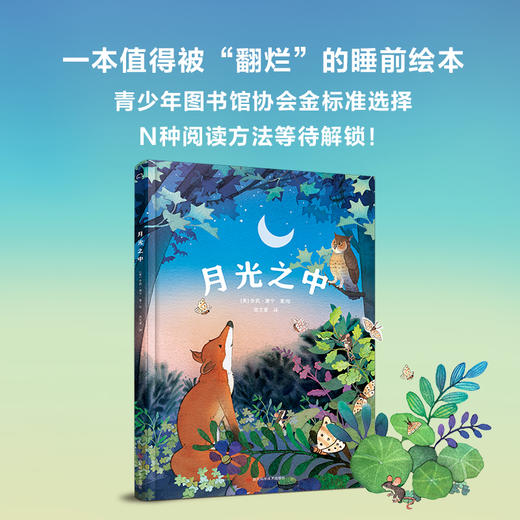 月光之中 2-6岁精装 睡前·歌谣·自然哄睡绘本 商品图1