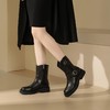 WESTORY2023年冬季新款复古帅气中筒靴百搭舒适短靴时装靴女S23DS83501 商品缩略图1