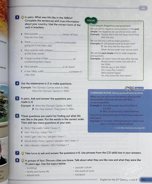 【中商原版】21世纪成人英语1（含在线资源和练习）C21 Student Book 1 (with Caves WebSource+online practice access code) 商品图5