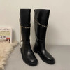 女装2024秋冬新品休闲长靴鞋 2208-5211 商品缩略图1