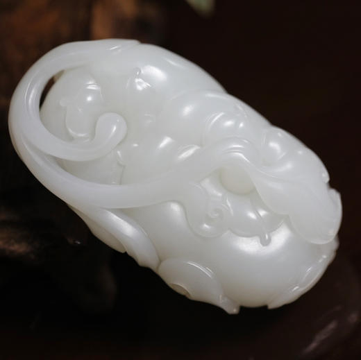 和田玉（羊脂玉）挂件-事事如意（柿子）153.7g 商品图6