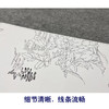 【大彩图】横幅工笔画白描底稿《黄鹂》初学者临摹花鸟线稿HN04 商品缩略图4