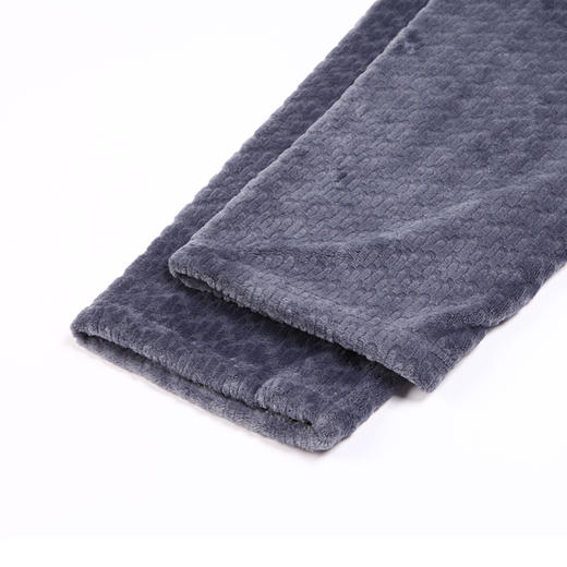 都市丽人都市锋尚生活家居男士睡衣法兰绒烂花法兰绒厚款长袖长裤类家居服套装FH31J3 商品图7