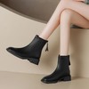 ZHR简约风气质瘦瘦短靴女2023冬季新款柔软加绒保暖女靴时尚百搭 商品缩略图1
