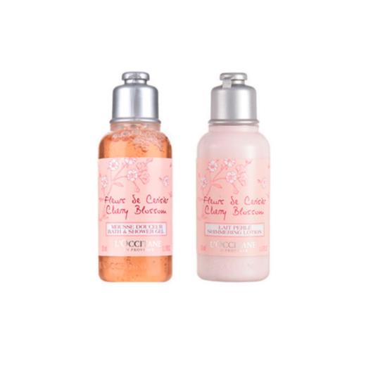 【中小样】欧舒丹甜蜜樱花洗护旅行套装（沐浴啫喱+润肤露） 商品图8