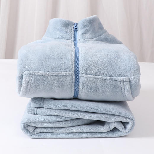 【亲肤保暖不掉毛❗️亲子款家居服】儿童法兰绒睡衣套装亲子款加绒睡衣秋冬暖暖家居服新款加厚珊瑚绒 商品图2