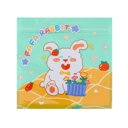 【19.9/10件！可爱熊零食密封袋】卡通自封袋糖果袋，塑封袋密封袋食品封口袋坚果包装袋，卡通迷人眼，可爱不落俗。密封紧携带，保鲜贴心爱。微胖嘟嘟脸，食欲不断提。口袋装好多，食品鲜美享，待你开心尝 商品图7