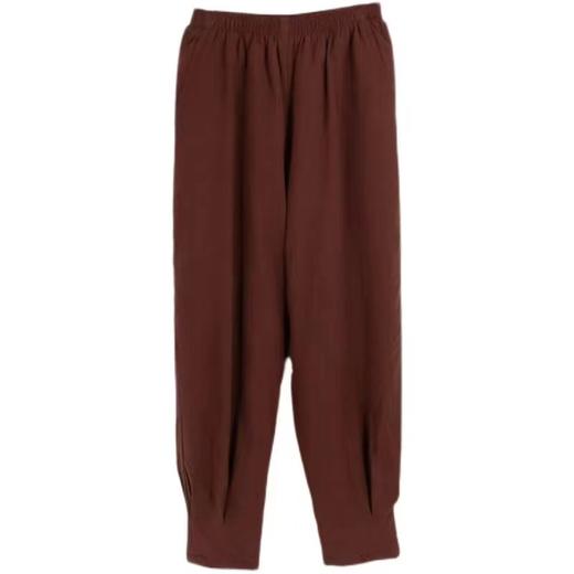 冬季保暖亚麻加绒加厚裤子【前山】 商品图4