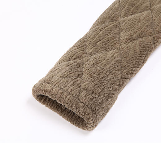 都市丽人都市锋尚生活家居男士睡衣长毛绒烂花夹棉加厚款长袖长裤类家居服套装FH31K1 商品图6