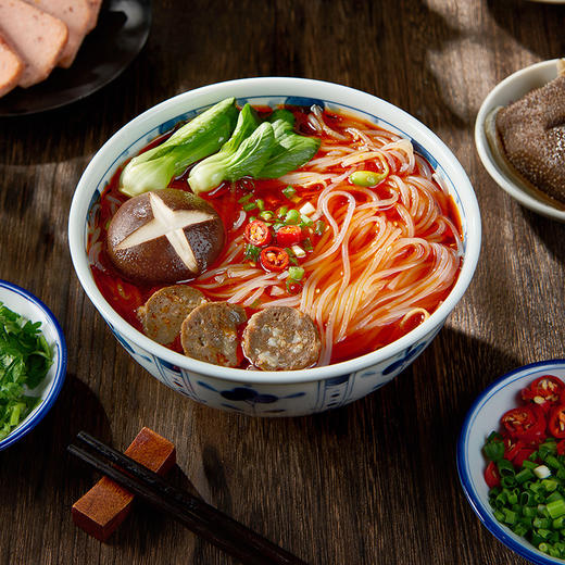 【5大袋】于小鲜清真红油米线自煮红油麻辣袋装正宗西北米线 272g*5袋大分量组合装 商品图4