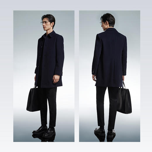 会员-拇指白小衫商务羊毛大衣无我系列 商品图3