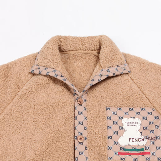 都市丽人都市锋尚舒适外出男士睡衣羊羔绒法兰绒厚款长袖长裤类家居服套装FH31H7 商品图4