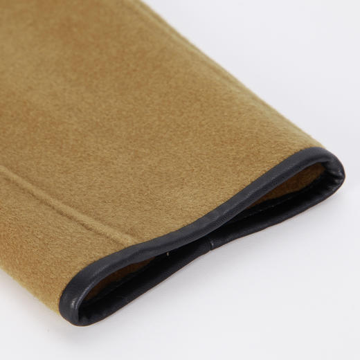 NH932斯尔丽23冬季新款可脱卸针织撞色领子显高减龄双面呢大衣女 商品图5