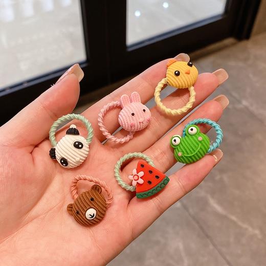 儿童皮筋发圈可爱不伤发头绳小号夏天宝宝拇指圈发量少发绳批发 商品图3