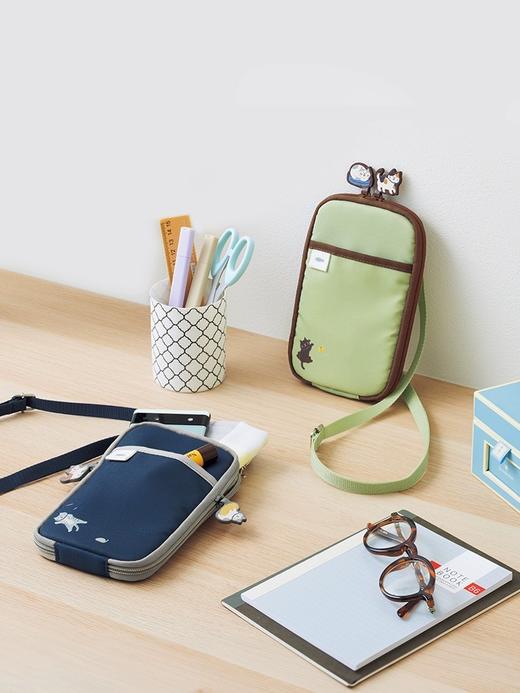 日本LIHIT LAB.喜利Cat's Daily休闲斜挎包日系ins潮包可爱猫咪多功能背包 商品图0