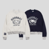 GOODBAI白鸽学院logo印花半高领宽松卫衣 商品缩略图1