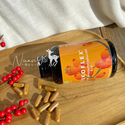 【yi嘿素 镁肤白 退yang化 灭内火 身体需要的营养】玫瑰果胶囊 200粒 SUKO Nordic 丹麦 商品图2