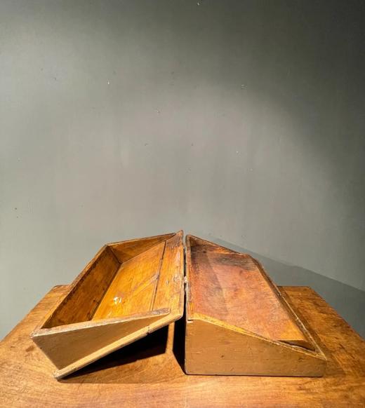 十九世纪法国可携式肉铺砧板及木箱，顺丰包邮 商品图3