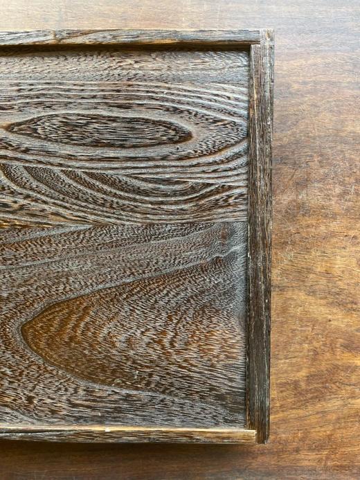 老榆木镶铜边长方托盘，顺丰包邮 商品图7