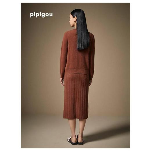 3楼 皮皮狗女式提花圆领套衫 商品图1