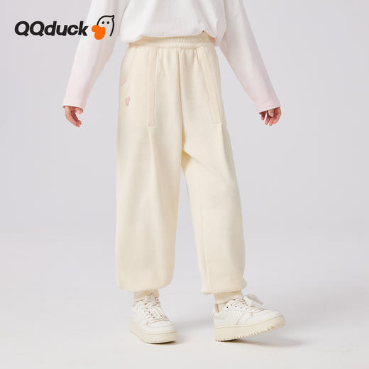 【清仓捡漏】【120-165】【可可鸭】女童裤子束脚裤长裤儿童直筒卫裤 商品图3