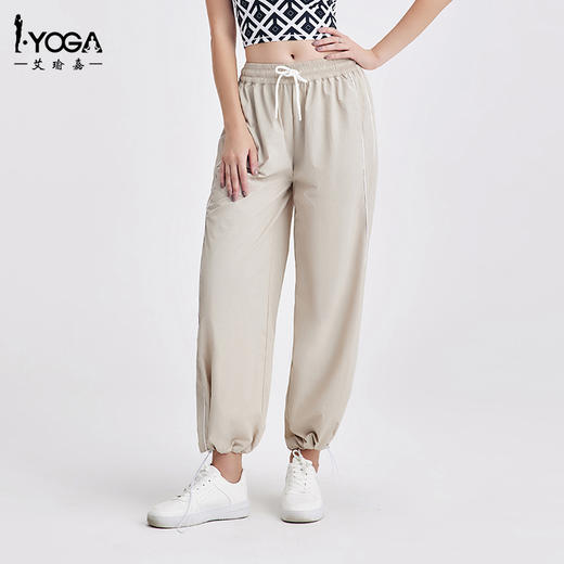 IYOGA宽松透气跑步健身束脚长休闲裤 KS-007 商品图2
