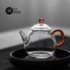 璃享福气壶（梦露）高硼硅玻璃茶壶 迷你泡茶壶功夫茶具小壶花茶壶透明带过滤小号 商品缩略图14