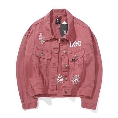 Lee女装联名爱心刺绣牛仔夹克短款外套LWT0012885TQ00FA00232 商品图1