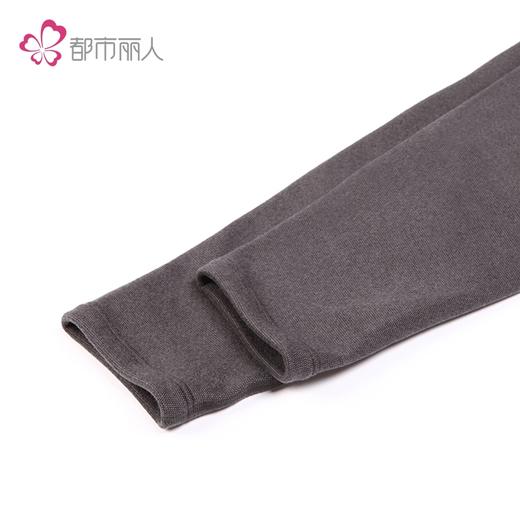 都市丽人都市锋尚舒暖打底裤秋裤负5至5度适穿导电丝牛暖暖衣男士厚款九分双层保暖裤FL34A5 商品图7