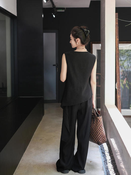 微瑕秒杀|  盛唐牡丹|香云纱顺纡绉简约上衣[特价品](特殊商品不退不换) 商品图5