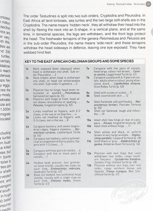 【中商原版】东非爬行动物的户外指南 Field Guide to East African Reptiles 英文原版 Steve Spawls 商品图5