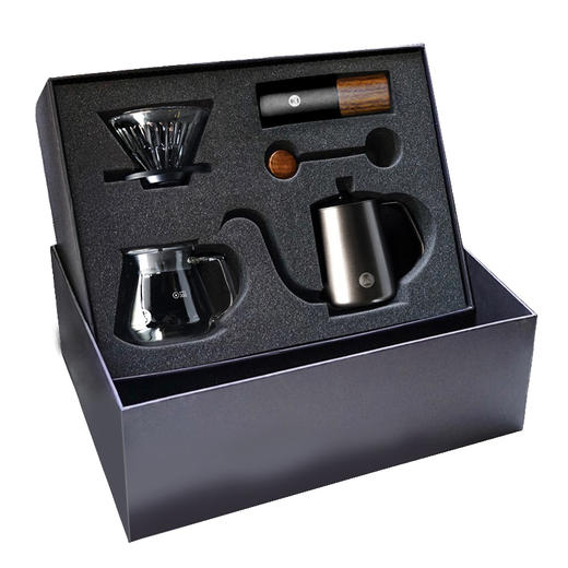 泰摩栗子G3手冲咖啡壶套装 滤杯磨豆机礼盒手冲器具咖啡机 商品图1