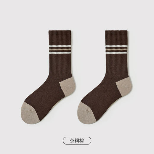 都市丽人都市锋尚休闲系列宝宝绒中筒袜厚款男士常规袜袜子FC3DE9 商品图6