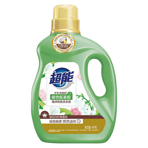 超能植沐悦色洗衣液4kg 商品图0
