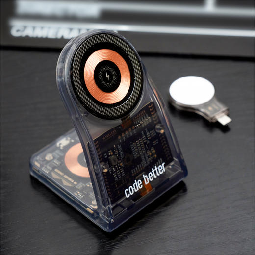 1024系列三合一手机支架无线充 商品图2