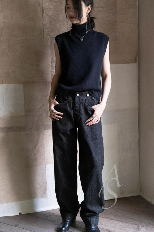 MHL  日版靛蓝色/黑色Canton Denim牛仔裤 商品图6