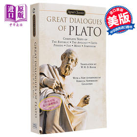 【中商原版】柏拉图英文原版英文版书籍小说 Great Dialogues of Plato 柏拉图对话录英文原版进口书 世界经典文学